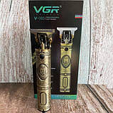 Машинка для стрижки чоловіча VGR V-085, Перукарські машинки професійні, Бритва тример PK-231 для бороди, фото 5