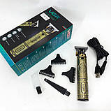 Машинка для стрижки чоловіча VGR V-085, Перукарські машинки професійні, Бритва тример PK-231 для бороди, фото 10