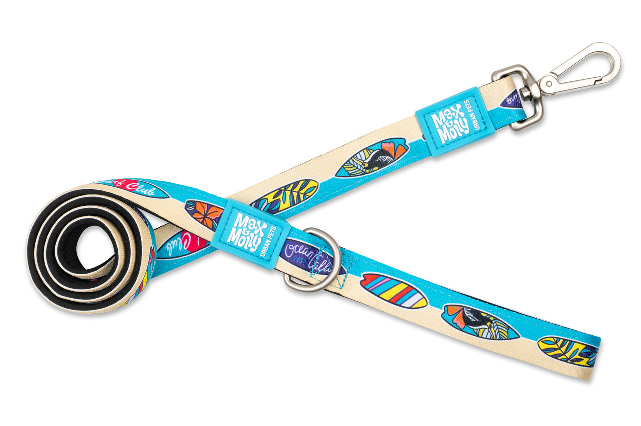 Max & Molly Short Leash Aloha/S - Короткий повідець з принтом Алоха