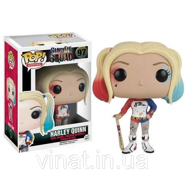 Колекційна фігурка Funko Pop Suicide Squad Harley Quinn Фанко Поп Загін Самогубців Харлі Квін №97