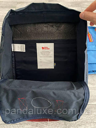 Рюкзак стильний Fjallraven Kanken Classic 16л чорний, фото 5