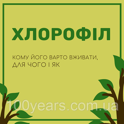 ХЛОРОФІЛ: кому його варто вживати, для чого і як