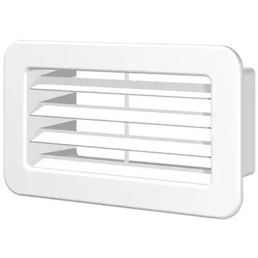 Решітка вентиляційна прямокутна Dospel KZP 110x55, решітка для вентиляції 110х55, фото 1