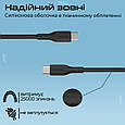 Комплект кабелей Promate CableKit-CC USB-C to USB-C 60W Power Delivery 0.3 м/ 1.2 м/ 2 м Black (cablekit-cc.black), фото 6
