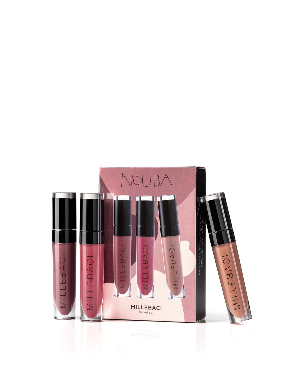 NOUBA Набір стійких помад MILLEBACI №2 NAKED SET (№ 61, 24, 16)