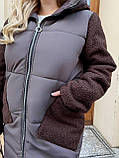 Жіноча тепла зимова куртка великого розміру новинка 2024, фото 3