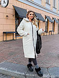 Жіноча тепла зимова куртка великого розміру новинка 2024, фото 4