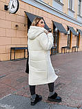 Жіноча тепла зимова куртка великого розміру новинка 2024, фото 6