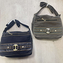 Чоловіча сумка через плече текстильна планшет Gold be брезентова сумка месенджер через плече