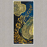 Картина за номерами Абстракція з фарбами металік 40*80 см Орігамі LW 5107, фото 2