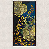 Картина за номерами Абстракція з фарбами металік 40*80 см Орігамі LW 5107, фото 3