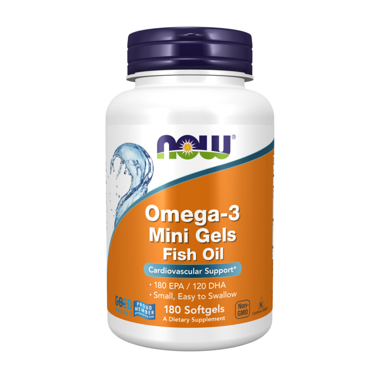 Омега-3 Now Foods Omega-3 500 мг 180 капсул