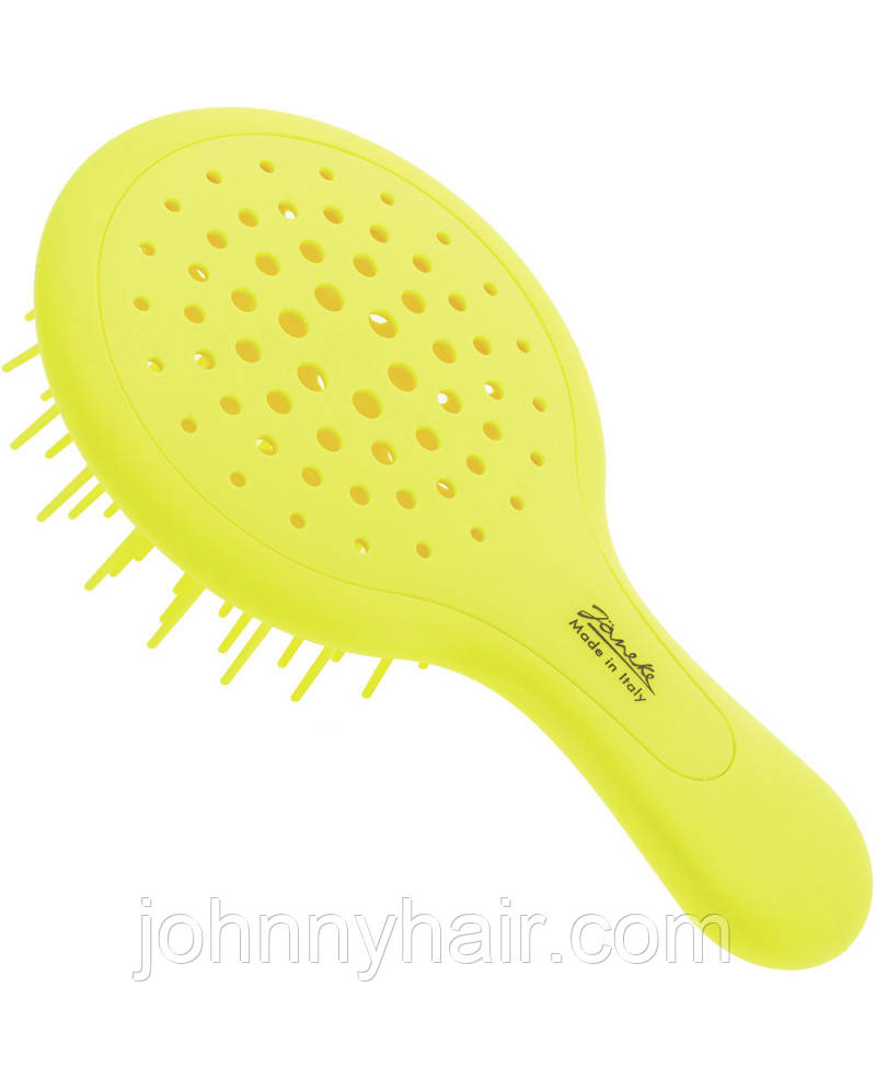 Щітка Janeke Superbrush mini жовта