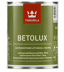 Універсальні емалі Betolux, уретан-алкідна фарба для підлоги, TIKKURILA