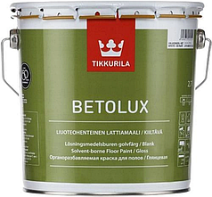 Універсальні емалі Betolux, уретан-алкідна фарба для підлоги, TIKKURILA