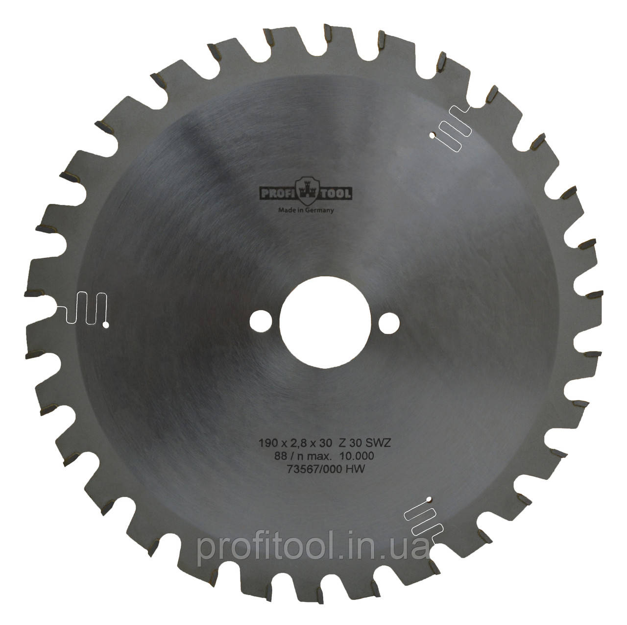 Диск пиляльний PROFITOOL - 190х2,8х1,8х30 мм Z=30, S-WZ (Super-ATB) (2119011)