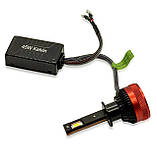 Led лампи h1 в лінзи 45W Kelvin 8000Lm 6000K з обманкою Гарантія, фото 8