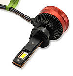 Led лампи h1 в лінзи 45W Kelvin 8000Lm 6000K з обманкою Гарантія, фото 2