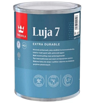 TIKKURILA Luja 7, матова вологостійка інтер’єрна фарба TIKKURILA, фото 1