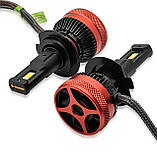 Світлодіодні Лед лампиH7 для Scoda Octavia A7 Kelvin 45W 8000Lm 6000K LED з обманкою, фото 6