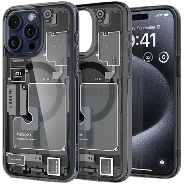 Чохол Spigen Ultra Hybrid Mag Magsafe iPhone 15 Pro Zero One Case ACS06721