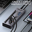 USB-C хаб 10-в-1 Promate Gegahub-5G Grey (gegahub-5g), фото 4