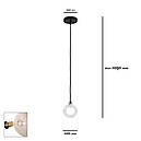 Підвісний світильник 761P100F-1 BK+CLWH, фото 2