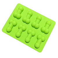 Силіконова форма у вигляді пеніса Green