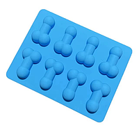 Силіконова форма у вигляді пеніса Blue