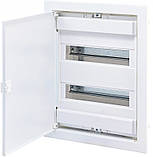 Щит металопластиковий ETI ECG28 внутрішньої установки 24+4 модуля білі дверцята, фото 2