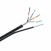 Сетевой кабель витая пара для наружных работ с проволокой Уличный UTP кабель для интернета