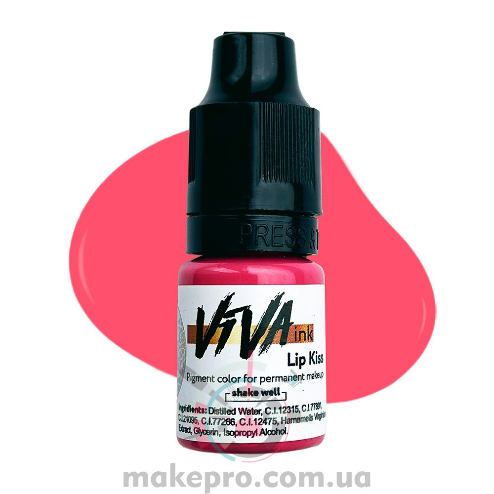 6 ml Пігмент Viva ink Lips №1 "Lip Kiss", фото 1