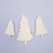 Силіконовий молд Ялинки — 3 шт., фото 3