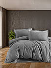 Комплект постільної білизни з фланелі 1.5 розмір ТМ First Choice Soprano Grey