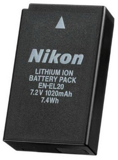 Акумулятор EN-EL20 для фотоаппаратів Nikon, фото 1