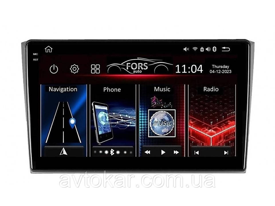 Штатна магнітола FORS.auto FS 4 MAX для Mazda CX-9 (4+32Gb, 9") 2006-2016