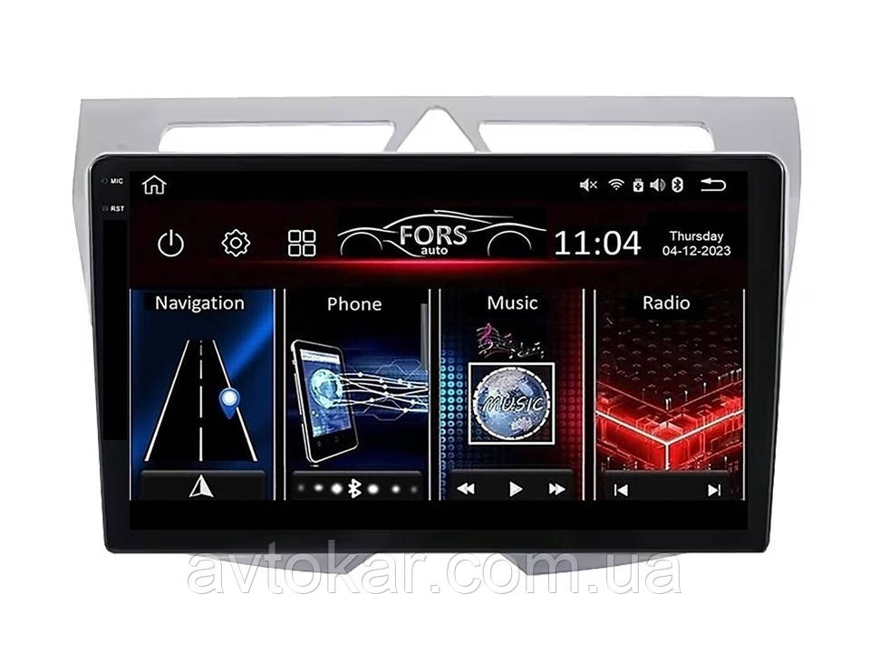 Штатна магнітола FORS.auto FS 2 PRO для Kia Morning/Picanto (2+32Gb, 9") 2008-2010