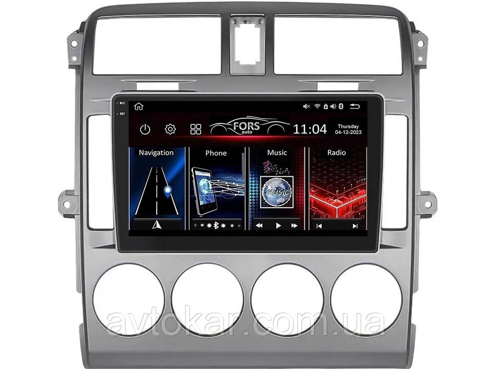Штатна магнітола FORS.auto FS 2 PRO для Kia Carnival (2+32Gb, 9" 2002-2006