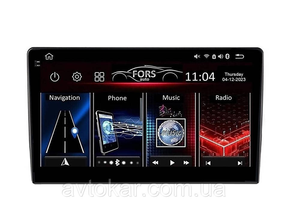 Штатна магнітола FORS.auto FS 2 PRO для Kia K5 (2+32Gb, 9) 2014+