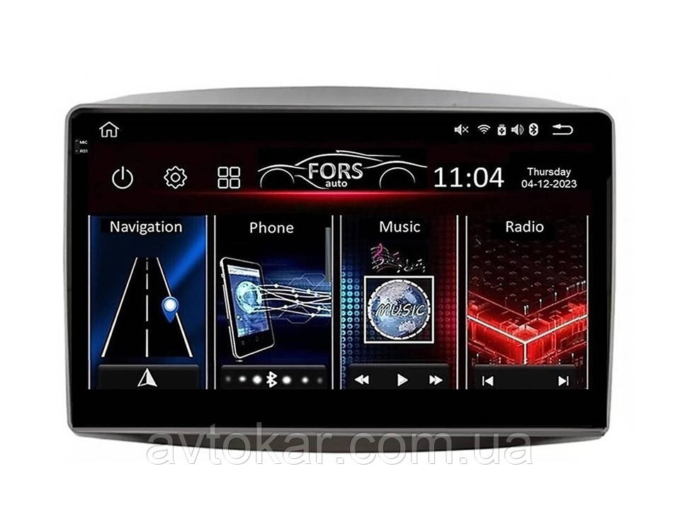 Штатная магнитола FORS.auto FS 2 ULTRA для Kia Sorento (2+32Gb, 10") 2017-2020