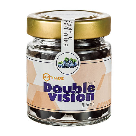 Драже "Double vision" 70 г, аналог драже Чорниця на перзі (Тенторіум), фото 1