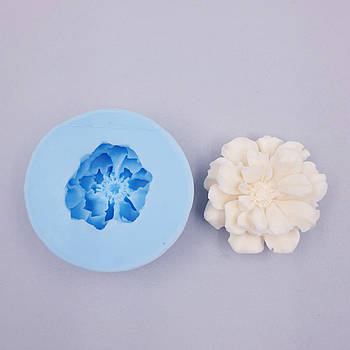 Силіконовий молд 3д Квітка середня