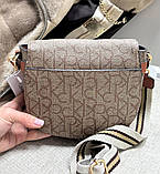 Невелика жіноча сумочка на плече Ck K6071 light brown, фото 7