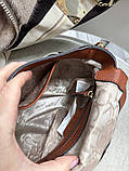 Невелика жіноча сумочка на плече Ck K6071 light brown, фото 8