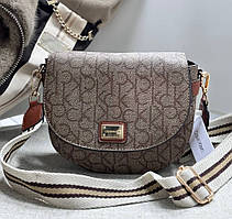 Невелика жіноча сумочка на плече Ck K6071 light brown