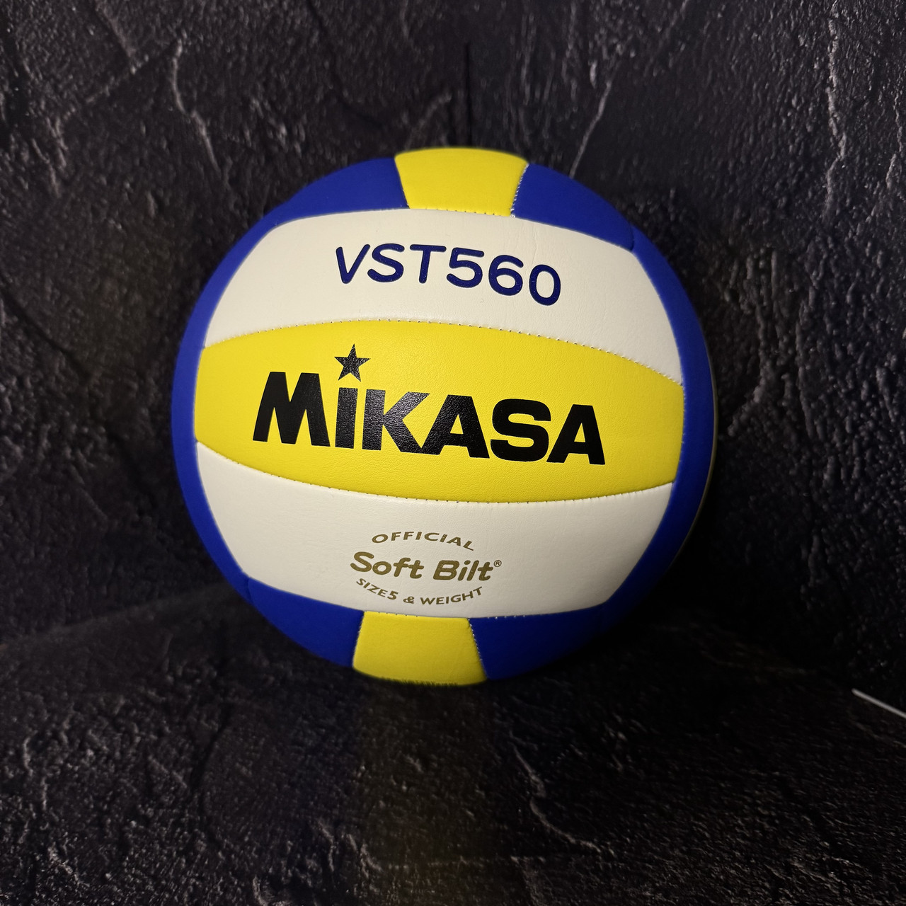 М'яч волейбольний MIKASA VST560 №5 PU зшитий машинним способом