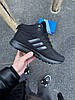 Зимові чоловічі кросівки Adidas Terrex Black чорні високі з хутром Адідас Терекс Гортекс текстильні теплі зима, фото 8