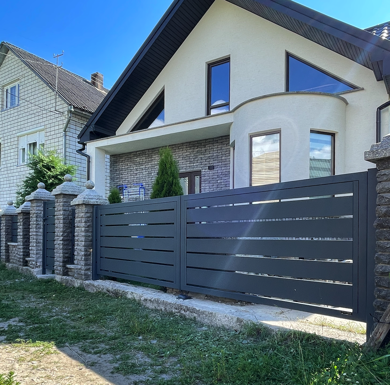 Металевий паркан BOX Modern Line