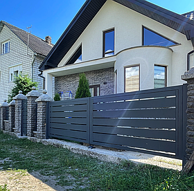 Металевий паркан BOX Modern Line