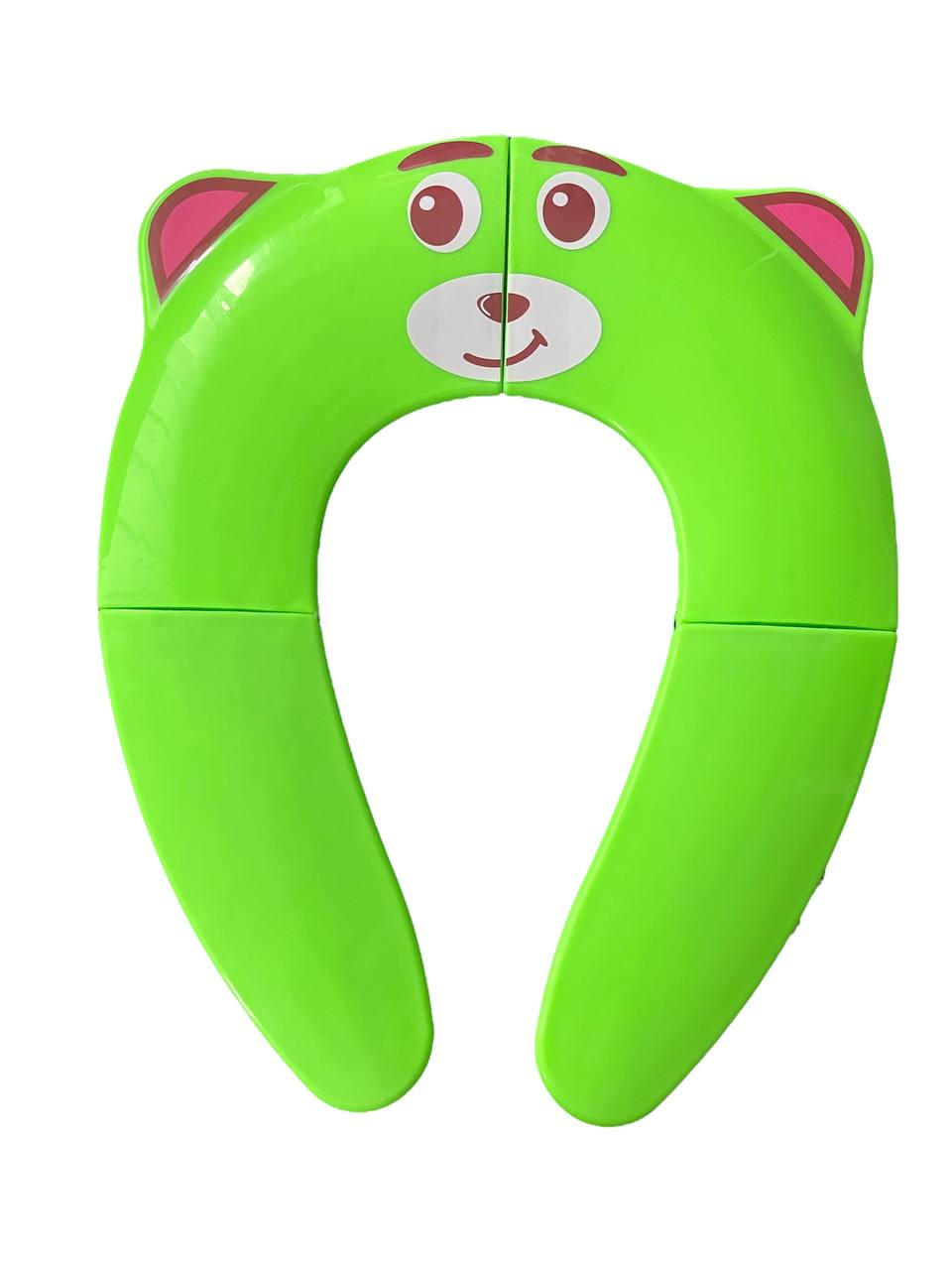Накладка на унітаз дитяча складана Bear green